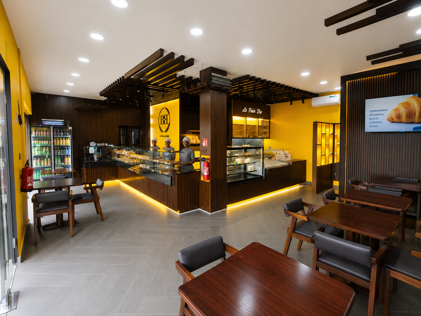 Intérieur de la boutique